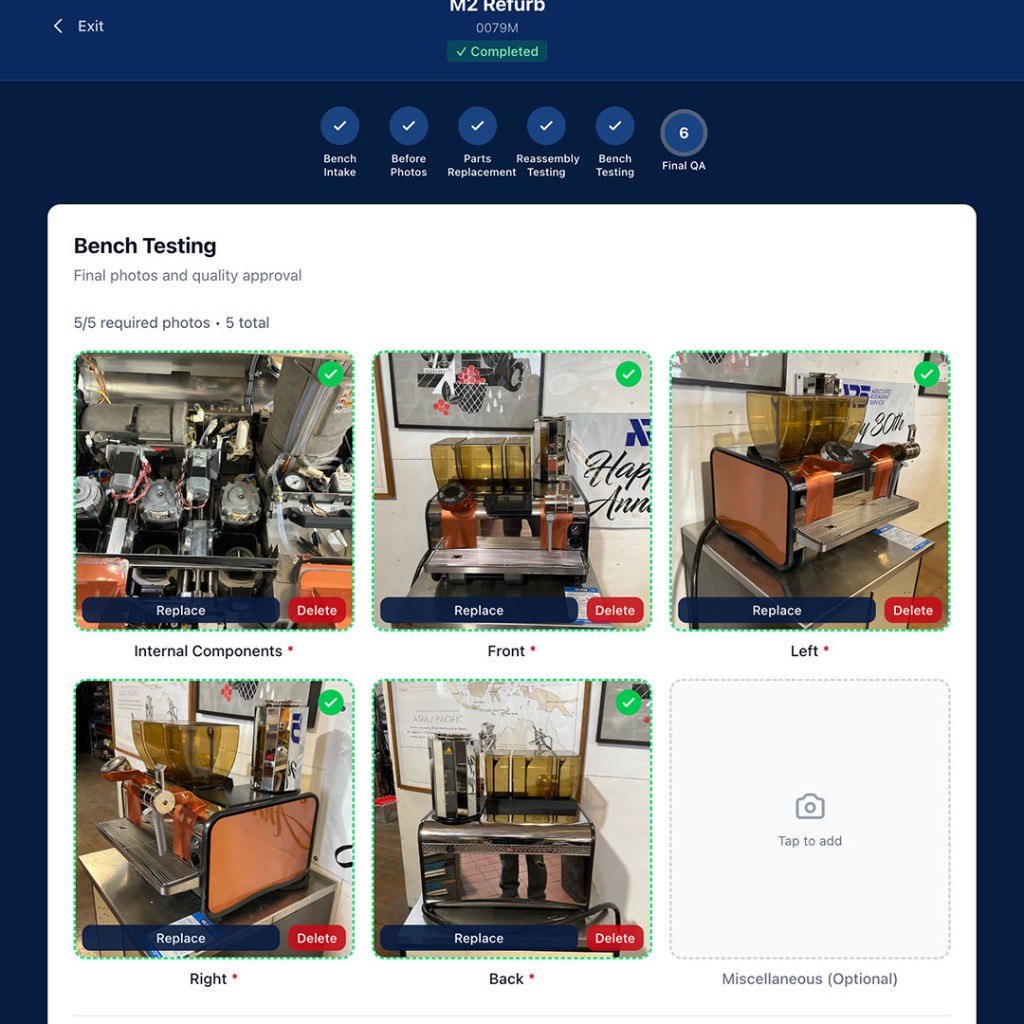 ARS Flows — final QA photos