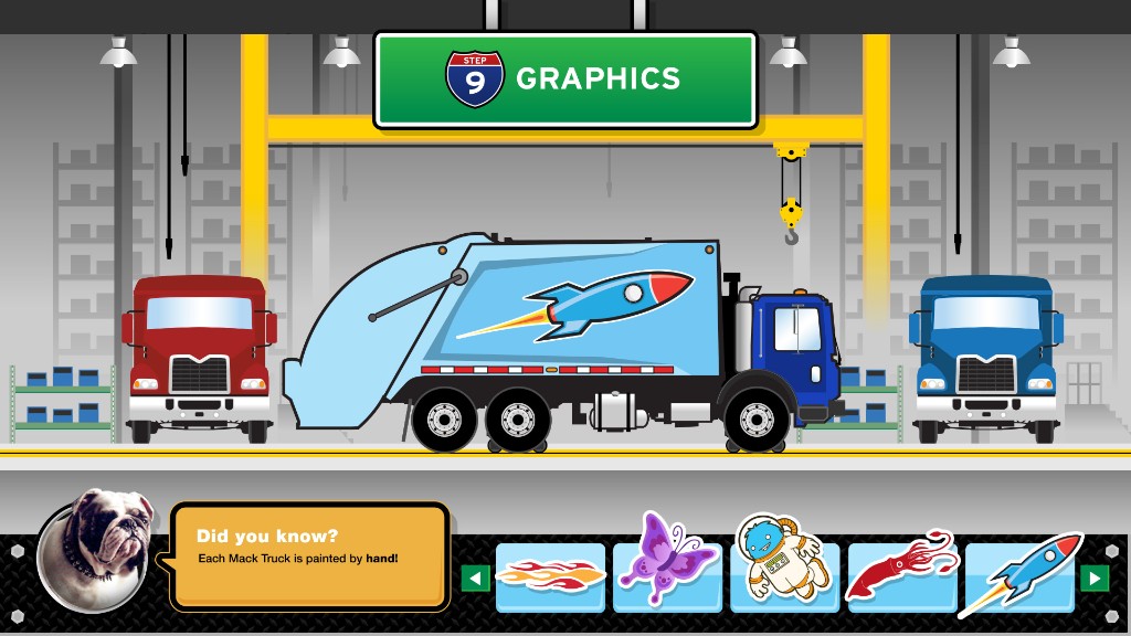Mack Truck Builder — step 9 graphics