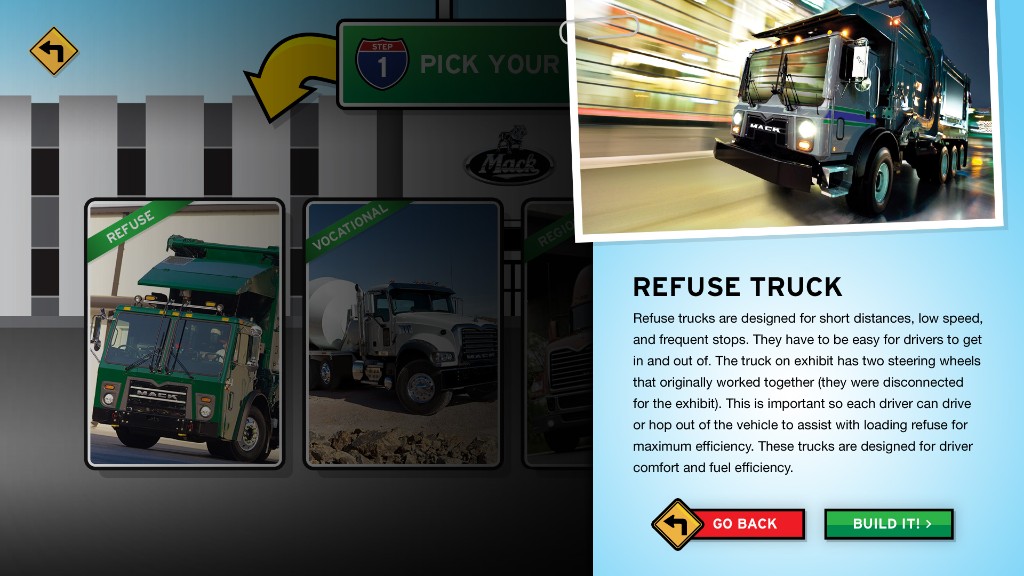 Mack Truck Builder — pick your truck