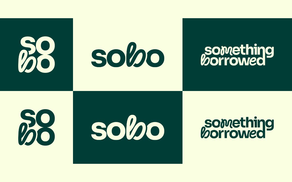SoBo App — Something Borrowed brand illustration